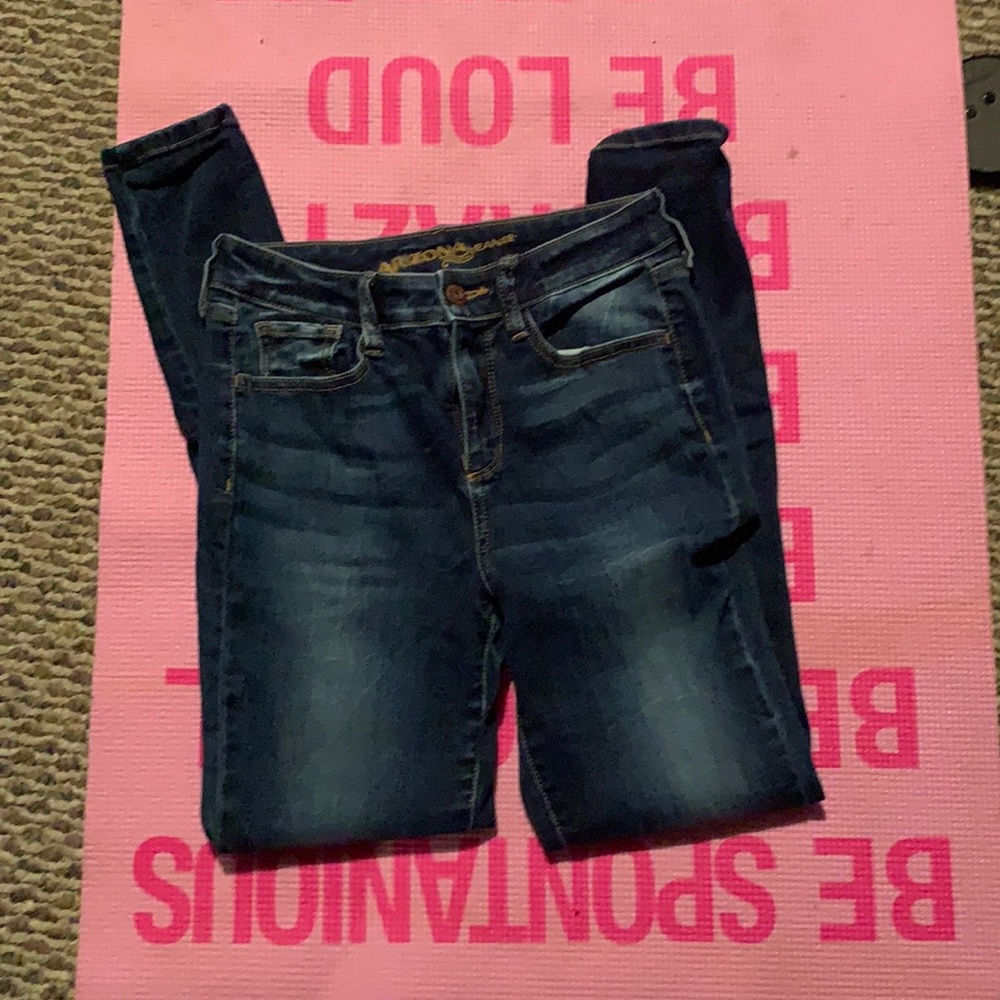 Dark blue jeans